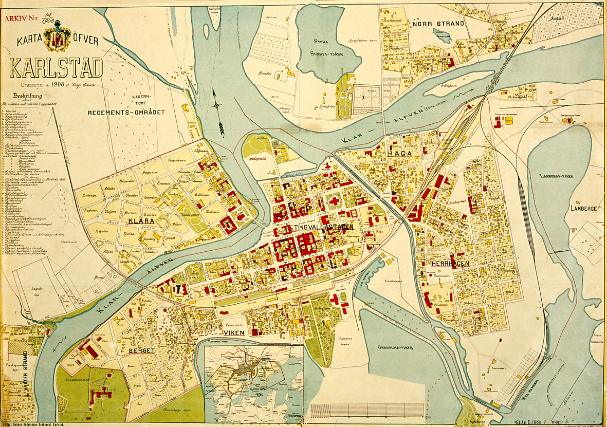 Karta över Karlstad 1908 (pdf) - Värmlands Museum