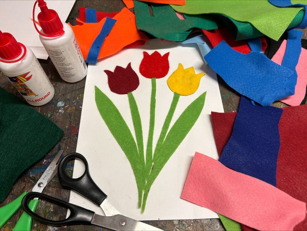 Skaparmåndag: Blommor till mor